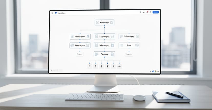 Architecture SEO e-commerce 2026 : catégories, marques, pagination sans diluer le crawl