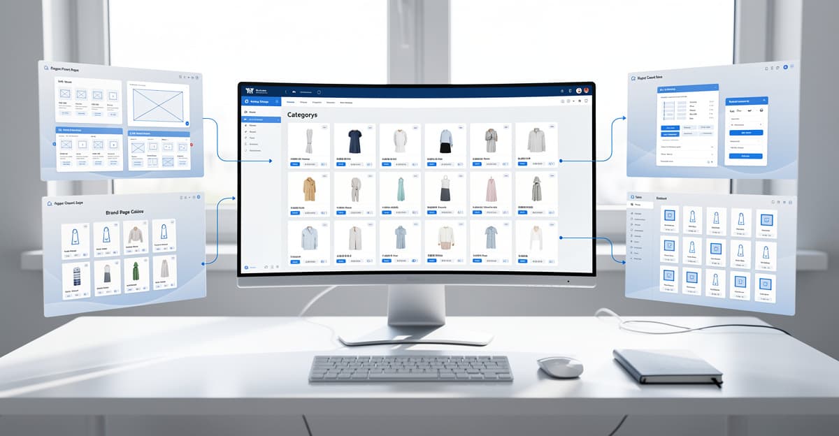 pages marques e commerce : structurer, indexer et mailler